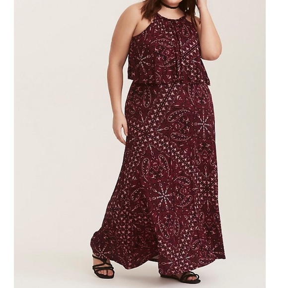 torrid Dresses & Skirts - Torrid | Paisley Jersey Maxi Dress